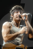 Bruce Springsteen and The E Street Band perform in Concert during his 'Born In The U.S.A. Tour' Circa 1984-85