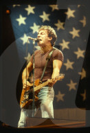 Bruce Springsteen and The E Street Band perform in Concert during his 'Born In The U.S.A. Tour' Circa 1984-85