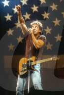 Bruce Springsteen and The E Street Band perform in Concert during his 'Born In The U.S.A. Tour' Circa 1984-85