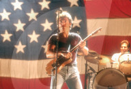 Bruce Springsteen and The E Street Band perform in Concert during his 'Born In The U.S.A. Tour' Circa 1984-85