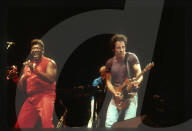 Bruce Springsteen and The E Street Band perform in Concert during his 'Born In The U.S.A. Tour' Circa 1984-85