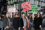 Iceland PM joins crowd of 100,000 for full-day women's strike