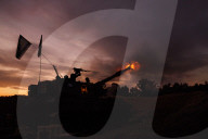 Israeli artillery firing on Gaza