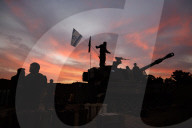 Israeli artillery firing on Gaza