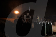 Israeli artillery firing on Gaza