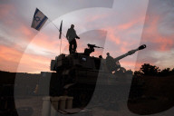 Israeli artillery firing on Gaza