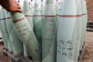 Israeli artillery firing on Gaza