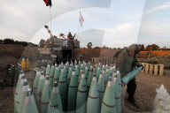 Israeli artillery firing on Gaza
