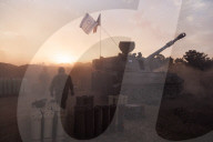 Israeli artillery firing on Gaza