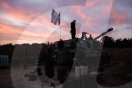 Israeli artillery firing on Gaza
