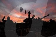 Israeli artillery firing on Gaza