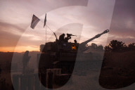 Israeli artillery firing on Gaza