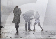 Storm Ciaran in Portsmouth, UK.