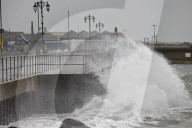 Storm Ciaran in Portsmouth, UK.