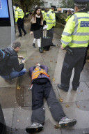 Just Stop Oil protest in London, UK.