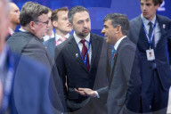 The Prime Minister Rishi Sunak meets tech CEOs at Bletchley Park