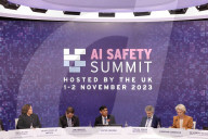 Prime Minister Rishi Sunak attends AI Summit at Bletchley Park