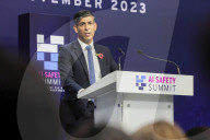 Prime Minister Rishi Sunak attends AI Summit at Bletchley Park