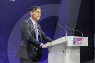 Prime Minister Rishi Sunak attends AI Summit at Bletchley Park