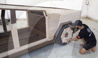 Wooden Tesla Cybertruck built as gift for Elon Musk