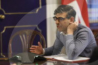 The Prime Minister Rishi Sunak Speaks with Narendra Modi