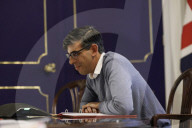 The Prime Minister Rishi Sunak Speaks with Narendra Modi