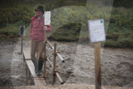 Norfolk villagers and National Trust at loggerheads over 'fairy bridge' that appeared in the night