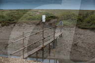 Norfolk villagers and National Trust at loggerheads over 'fairy bridge' that appeared in the night