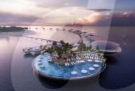 Stunning new Red Sea resort with stainless steel villas string out like pearls
