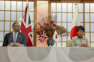 The Foreign Secretary James Cleverly attends the G7 Foreign Ministers' Meeting
