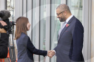 The Foreign Secretary James Cleverly attends the G7 Foreign Ministers' Meeting