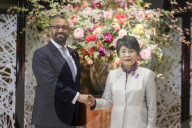 The Foreign Secretary James Cleverly attends the G7 Foreign Ministers' Meeting