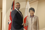 The Foreign Secretary James Cleverly attends the G7 Foreign Ministers' Meeting