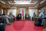 The Foreign Secretary James Cleverly attends the G7 Foreign Ministers' Meeting