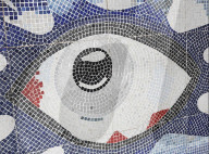 Mosaic commissioned by John Lennon for his swimming pool for auction