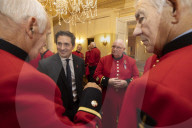Akshata Murty and Jonhny Mercer host Chelsea Pensioners