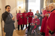 Akshata Murty and Jonhny Mercer host Chelsea Pensioners