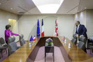 The Foreign Secretary James Cleverly attends the G7 Foreign Ministers' Meeting