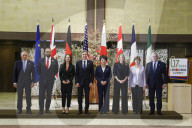 The Foreign Secretary James Cleverly attends the G7 Foreign Ministers' Meeting