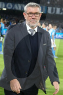 FUSSBALL - Urs Fischer, Trainer von Union Berlin, gestikuliert während des Uefa-Champions-League-Spiels zwischen SSC Napoli und Union Berlin