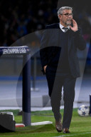 FUSSBALL - Urs Fischer, Trainer von Union Berlin, gestikuliert während des Uefa-Champions-League-Spiels zwischen SSC Napoli und Union Berlin
