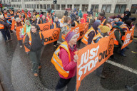 Just Stop Oil Protest in London, UK.