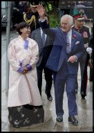 The Kings meets with members of the Korean community in New Malden, UK.