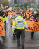 Just Stop Oil Protest in London, UK.
