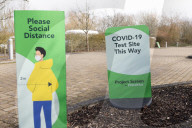 Is this the future of office work – the pop-up car park Covid test pod?