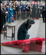 The Queen attends the 95th year of the Field of Remembrance in London, UK.