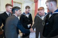 The Prime Minister Rishi Sunak meets Veterans before Remembrance Sunday