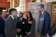 The Prime Minister Rishi Sunak meets Veterans before Remembrance Sunday