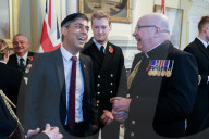 The Prime Minister Rishi Sunak meets Veterans before Remembrance Sunday