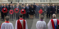 The Prime Minister Rishi Sunak attends the Cenotaph Ceremonial